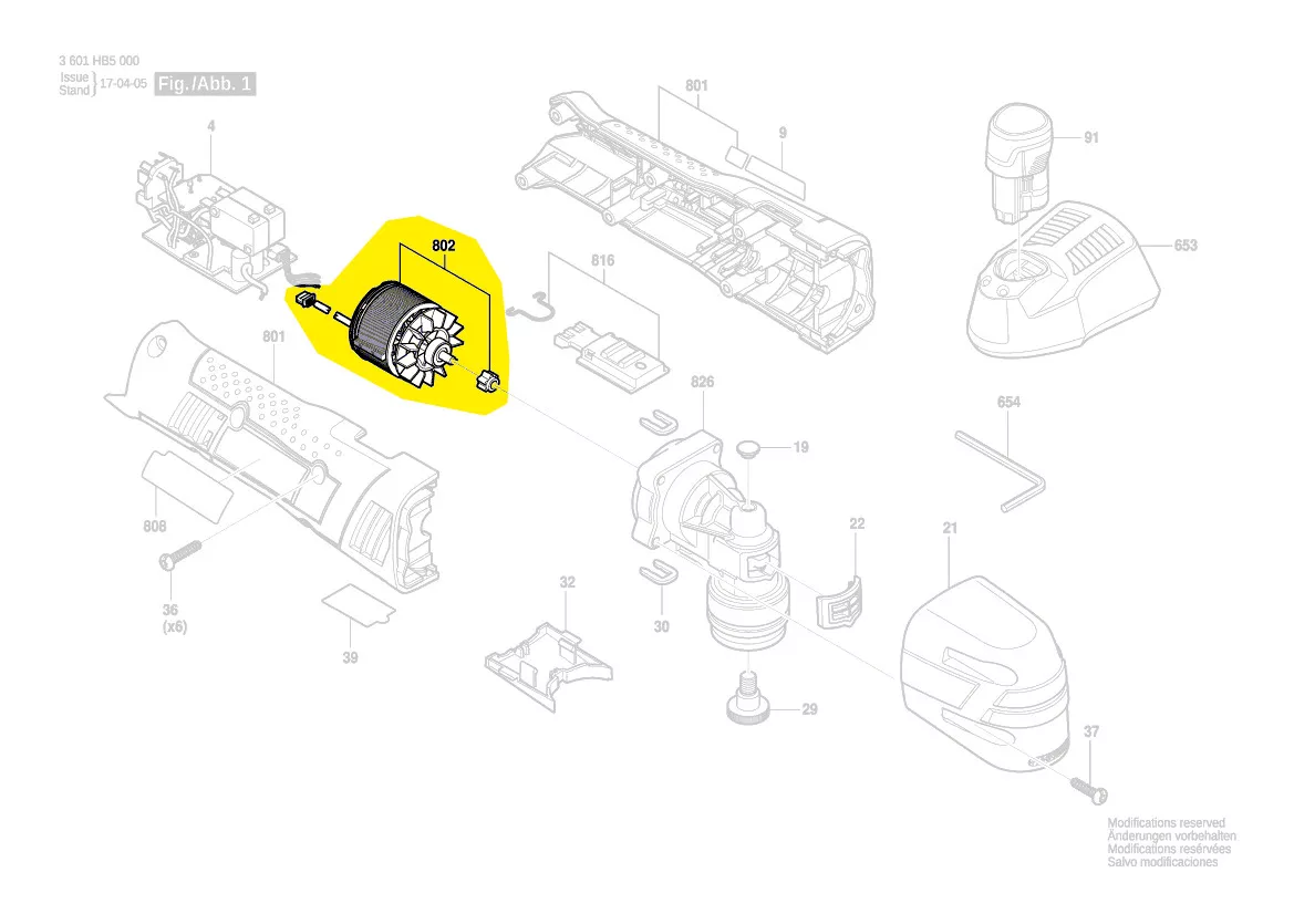 Moteur 12V réf. 1 607 000 CK9 Bosch